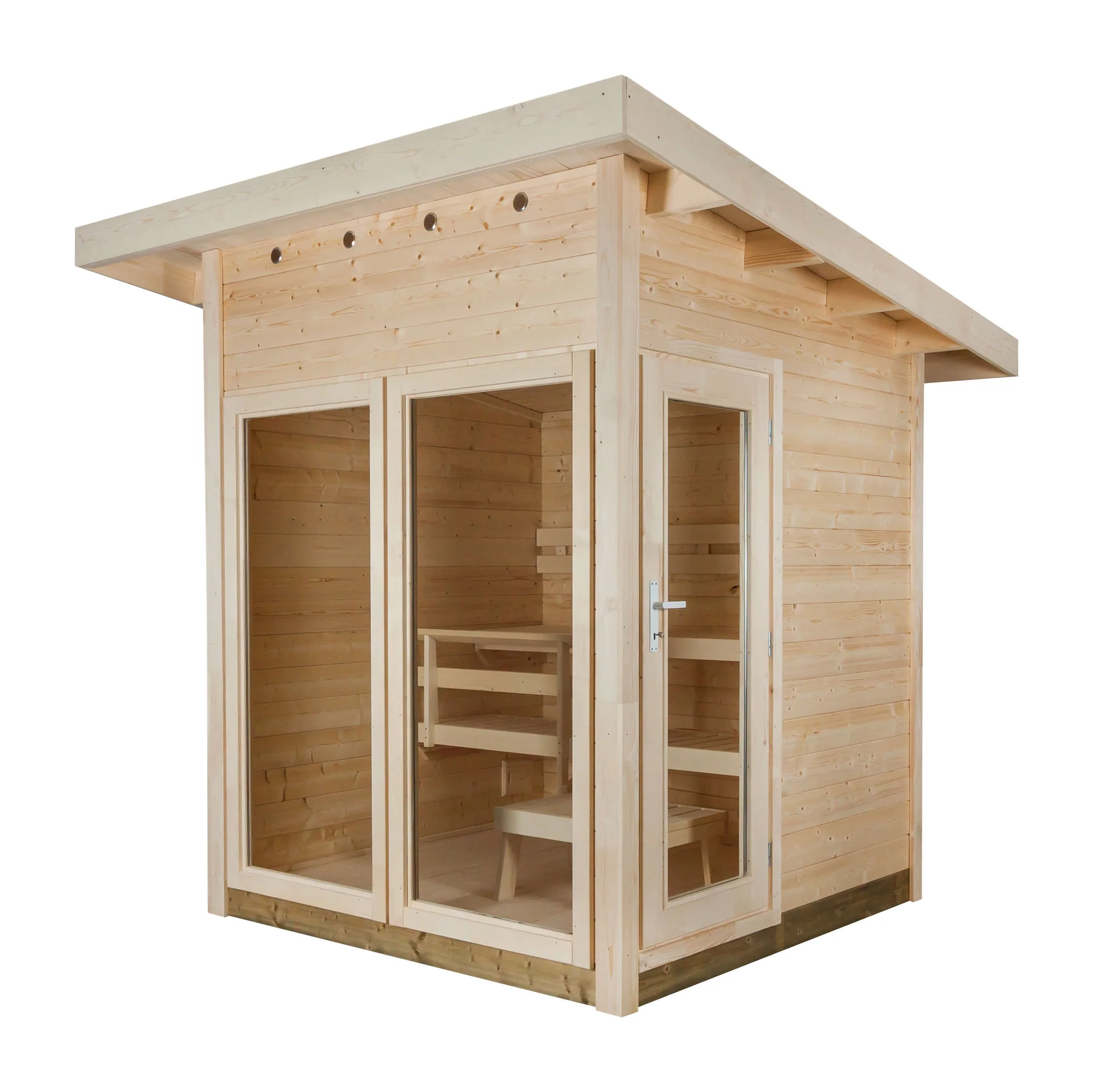 Almost Heaven 4-Person View Outdoor Sauna (Heritage Collection)
