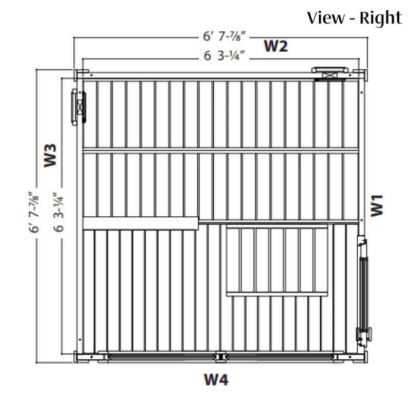 Almost Heaven 4-Person View Outdoor Sauna (Heritage Collection)