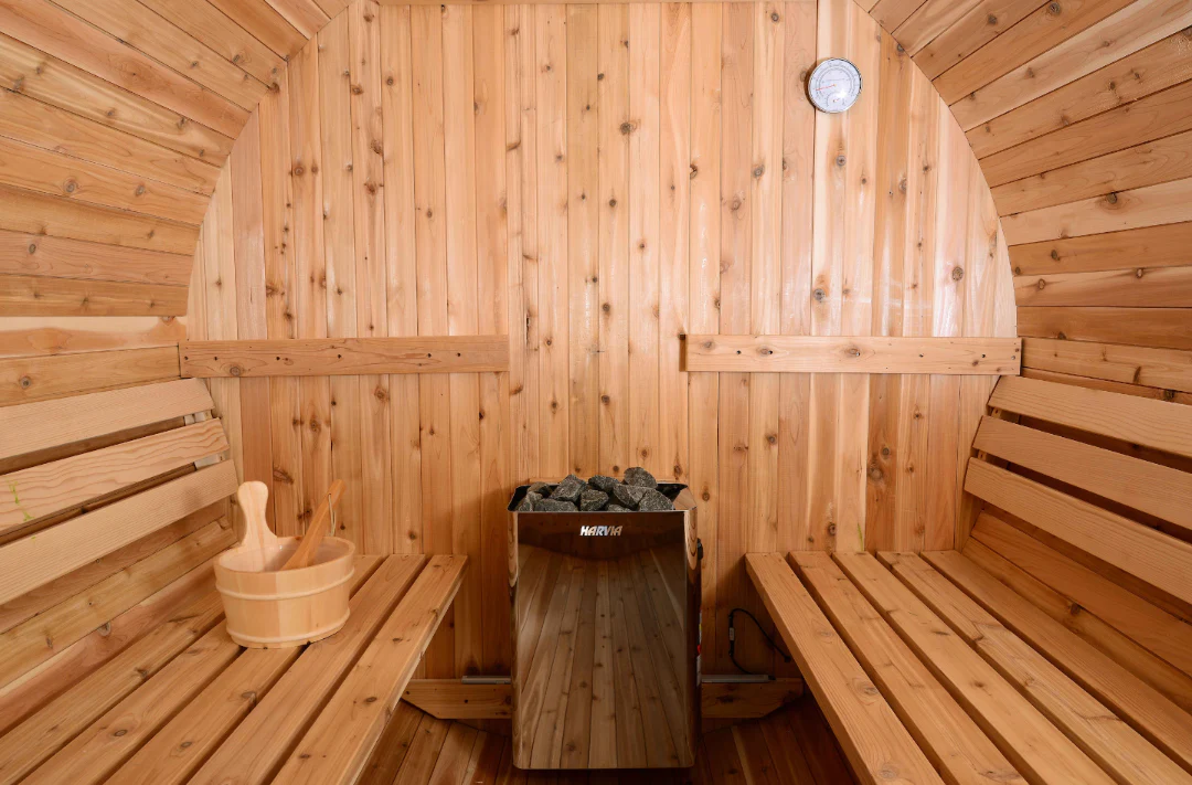 Almost Heaven Seneca 6-Person Classic Barrel Sauna