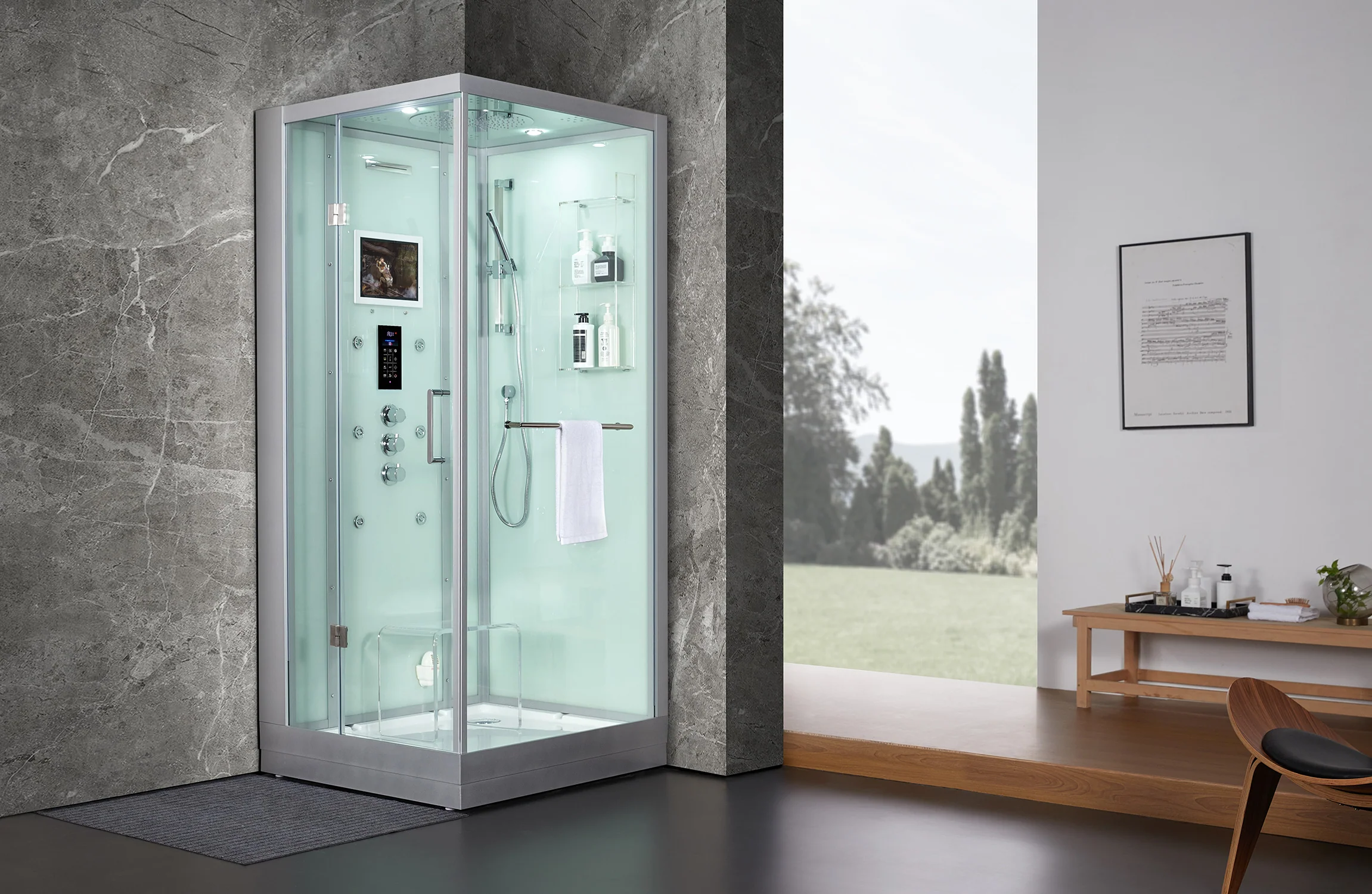 Maya Bath Platinum Arezzo-L Steam Shower