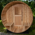 Almost Heaven Charleston 4-Person Canopy Barrel Sauna