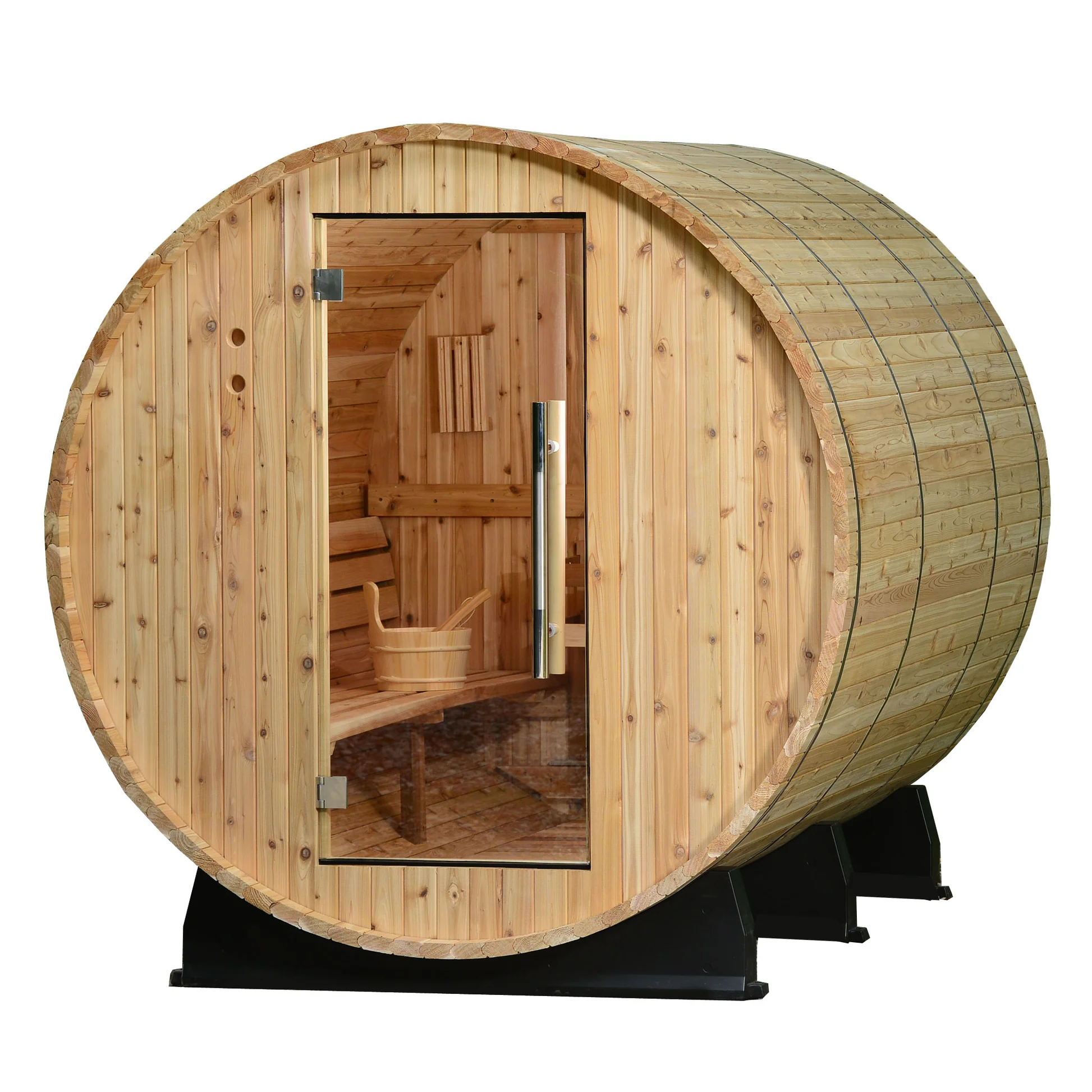 Almost Heaven Princeton 6-Person Classic Barrel Sauna
