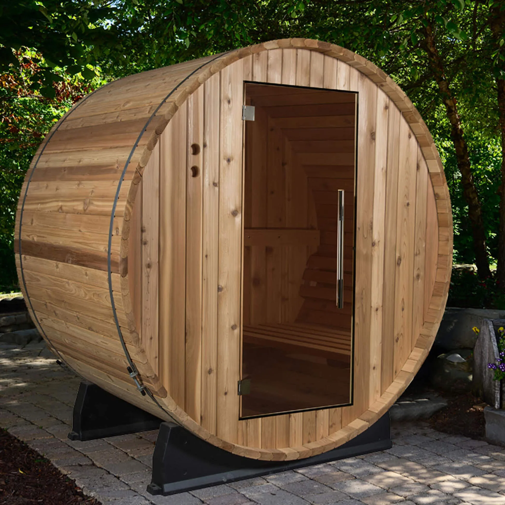 Almost Heaven Salem 2-Person Barrel Sauna