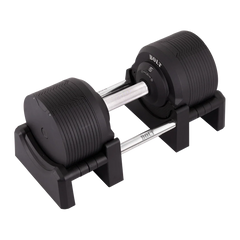 THE REVOLVER Adjustable Dumbbell 92 Lb Black (Pair)