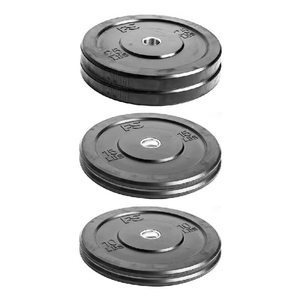 Black Training Bumper Plates & Packages
