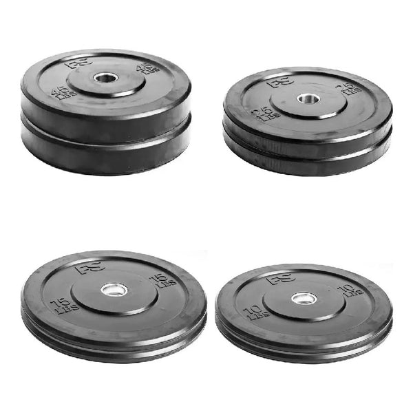 Black Training Bumper Plates & Packages