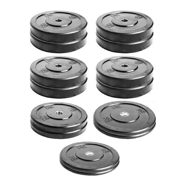 Black Training Bumper Plates & Packages
