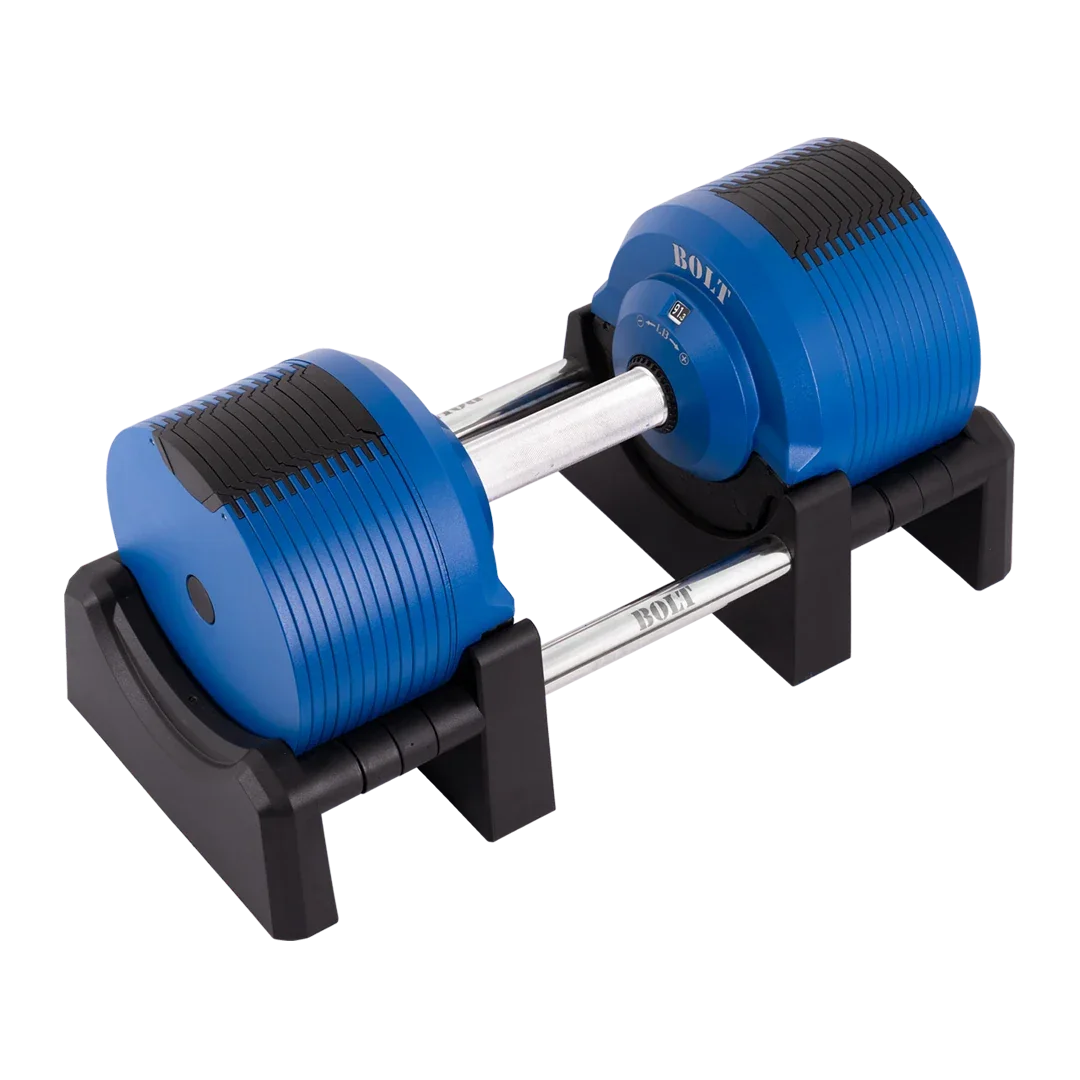 THE REVOLVER Adjustable Dumbbell 92 Lb Black (Pair)