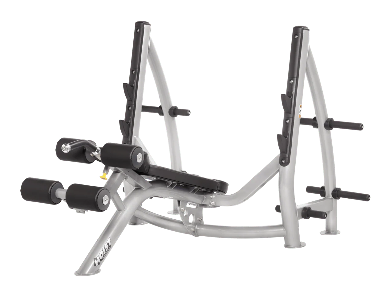 Hoist Fitness Olympic Decline Bench With Storage