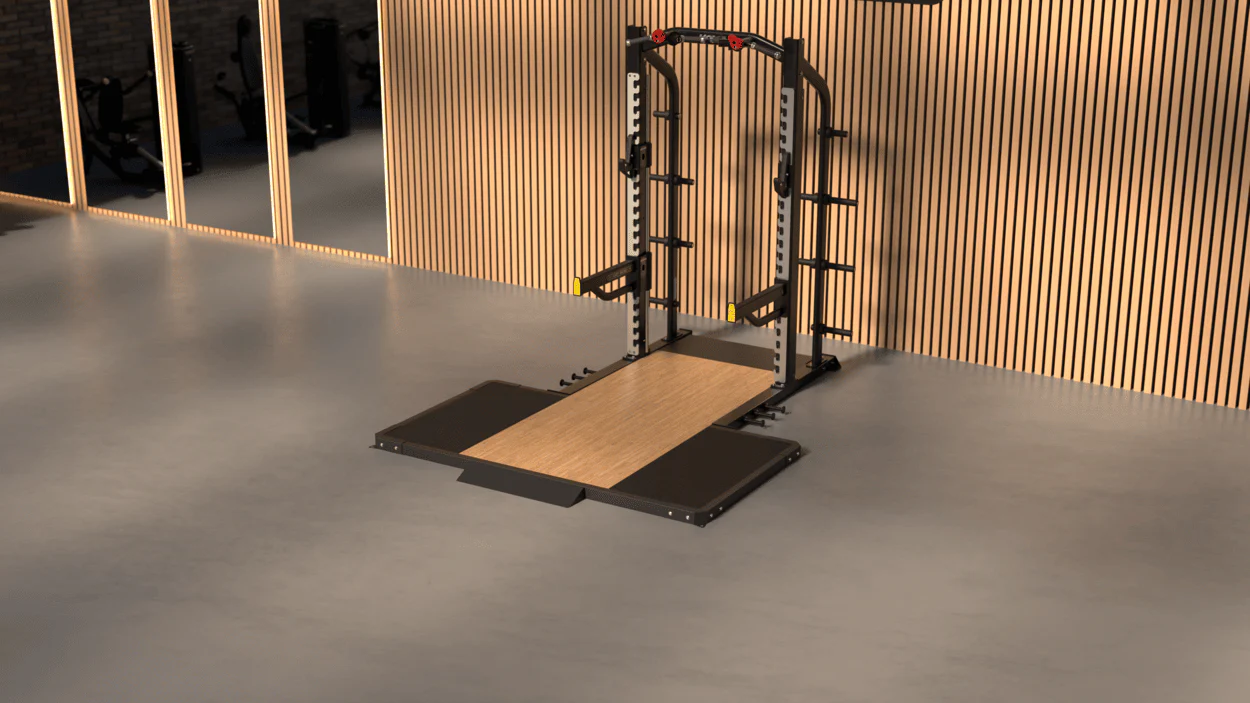 Hoist Fitness 4' Sound Dampening Wood Platform