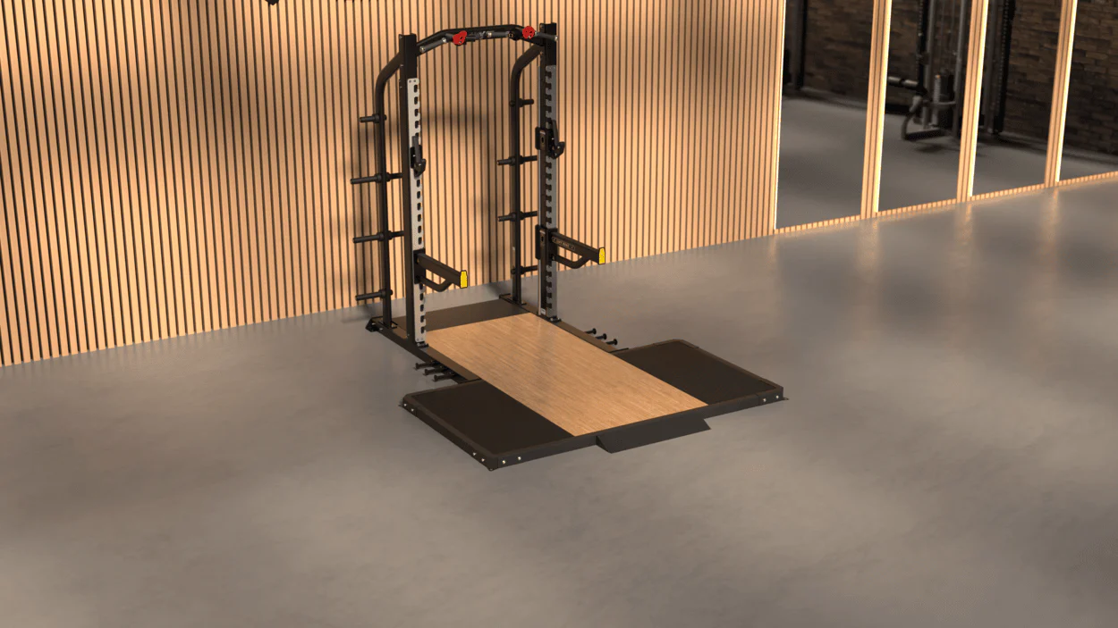 Hoist Fitness 4' Sound Dampening Wood Platform