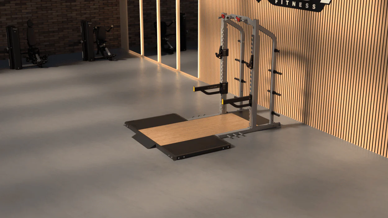 Hoist Fitness 4' Sound Dampening Wood Platform