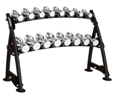 Hoist Fitness 2-Tier Horizontal Beauty Bell Rack