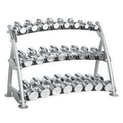 Hoist Fitness 3-Tier Horizontal Beauty Bell Rack