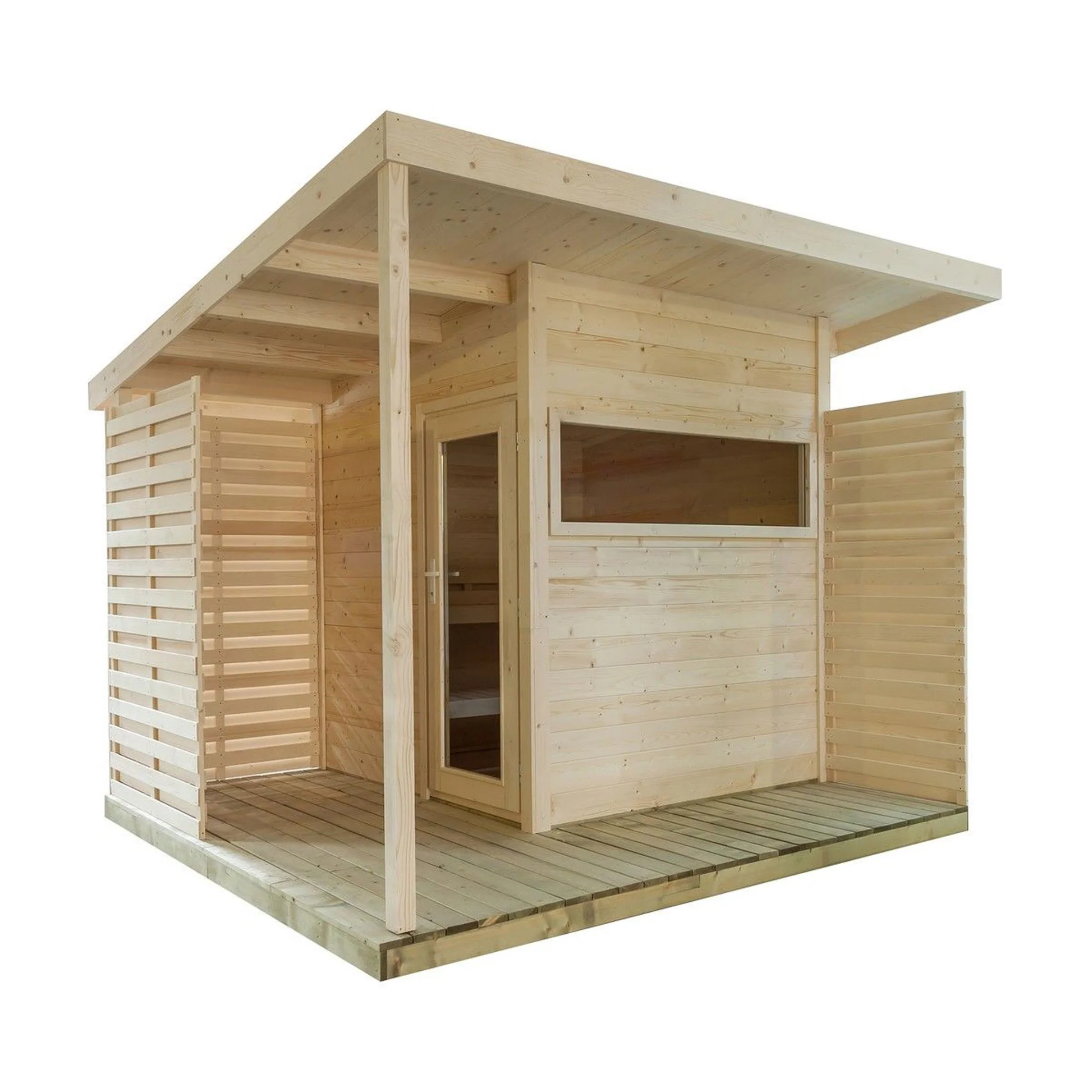 Almost Heaven 3-6 Person Timberline Outdoor Sauna (Heritage Collection)
