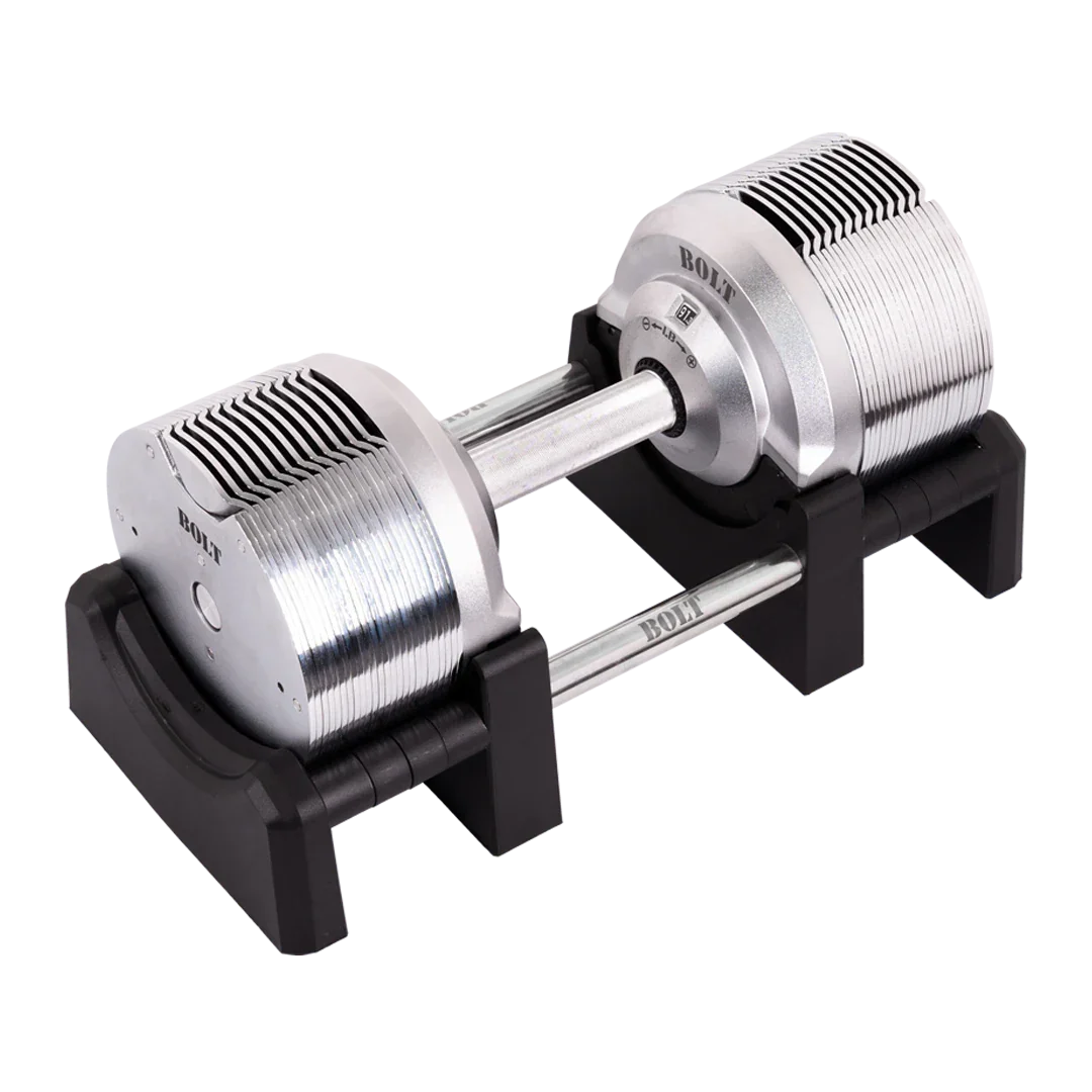 THE REVOLVER Adjustable Dumbbell 92 Lb Black (Pair)