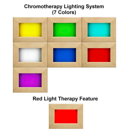 New 2026 Model Dynamic "Llumeneres" 2 Person Full Spectrum Nero Zero EMF FAR IR Sauna (DYN-6215-03 FS)