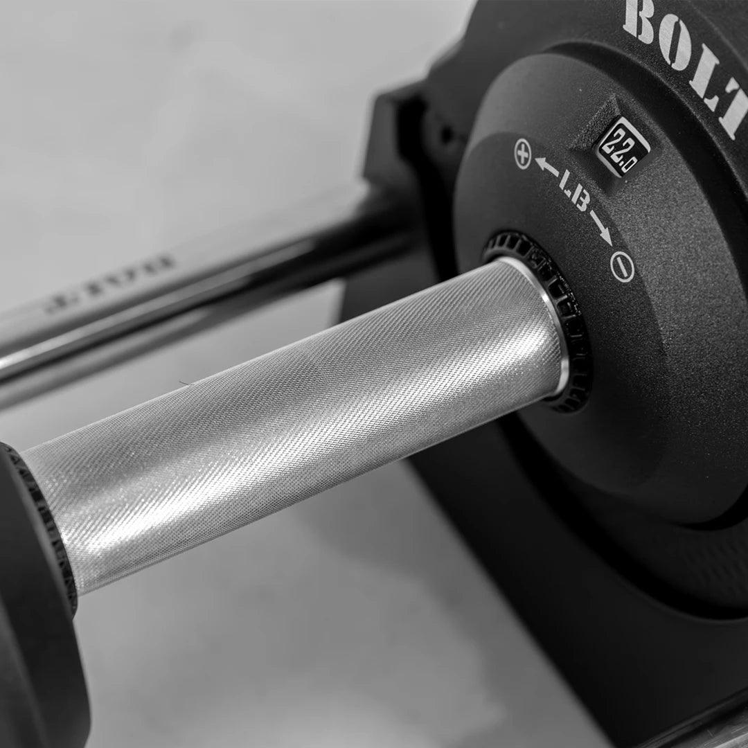 THE REVOLVER Adjustable Dumbbell 92 Lb Black (Pair)