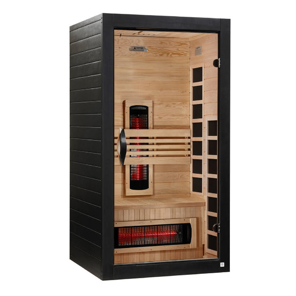 Santorini 1-2 Person Full Spectrum Near Zero EMF FAR IR Sauna (DYN-6009-03 FS)