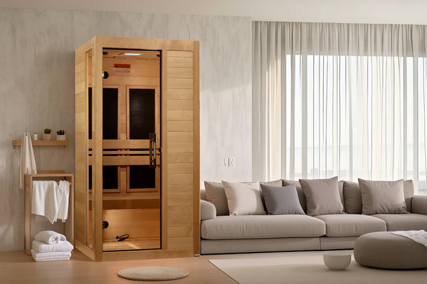 Golden Designs ***New 2026 Model*** Dynamic "Veneto" 1-2 Person Ultra Low EMF FAR IR Sauna (DYN-6115-05 Elite)