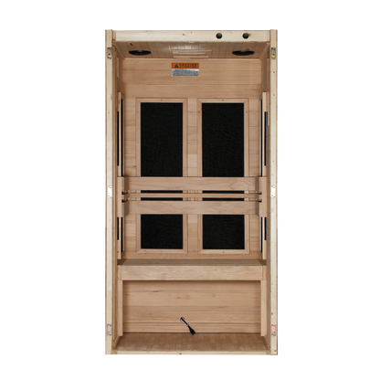 New 2026  Dynamic Elite "Veneto" 1-2 Person Ultra Low EMF FAR IR Sauna (DYN-6115-05 Elite)