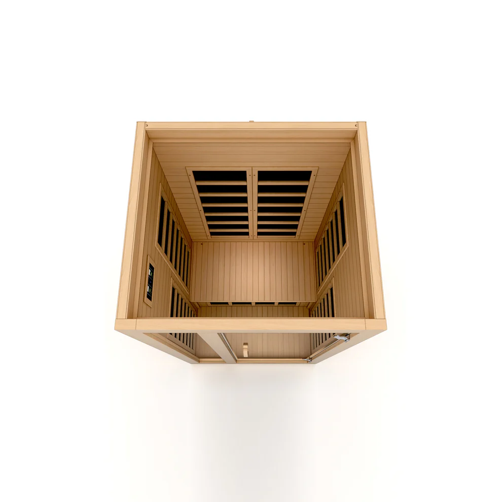 New 2026  Dynamic "Gracia" 1-2 Person Ultra Low EMF FAR IR Sauna (DYN-6119-01 Elite)