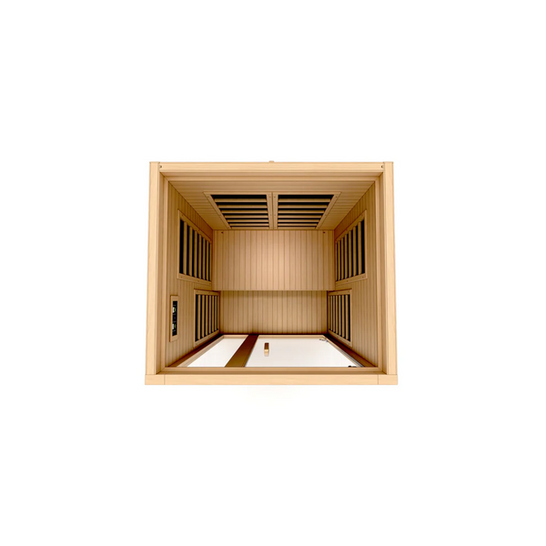 Golden Designs ***New 2026 Model*** Dynamic "Gracia" 1-2 Person Ultra Low EMF FAR IR Sauna (DYN-6119-01 Elite)