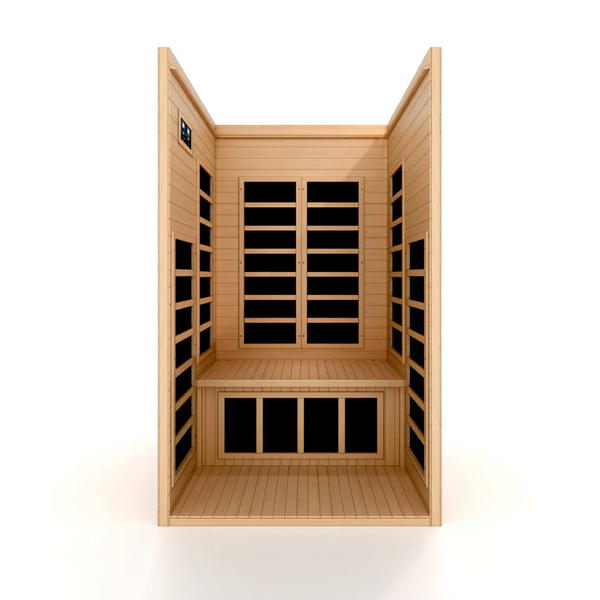 Golden Designs ***New 2026 Model*** Dynamic "Gracia" 1-2 Person Ultra Low EMF FAR IR Sauna (DYN-6119-01 Elite)