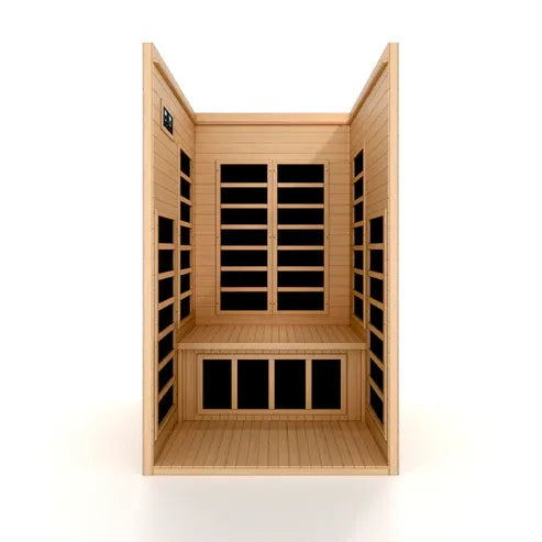 New 2026 Model Dynamic Gracia 1-2-Person Full Spectrum Near Zero EMF FAR IR Sauna (DYN-6119-03 FS)