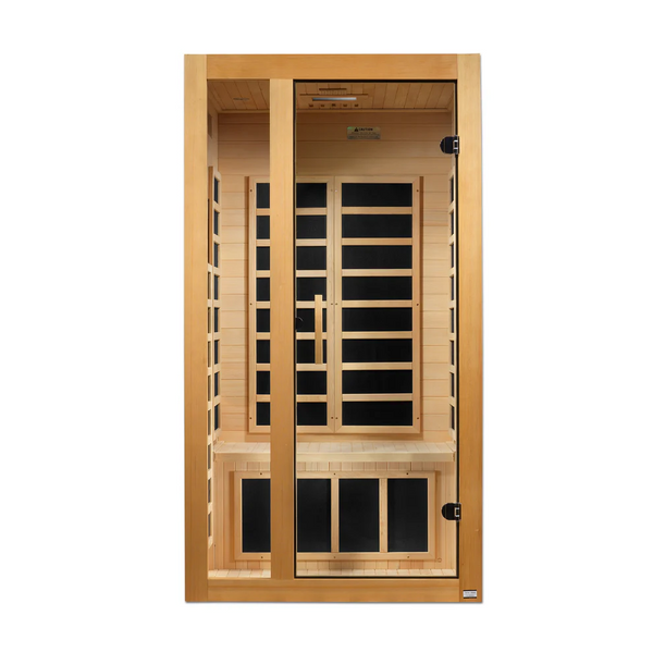 Golden Designs ***New 2026 Model*** Dynamic "Gracia" 1-2 Person Ultra Low EMF FAR IR Sauna (DYN-6119-01 Elite)