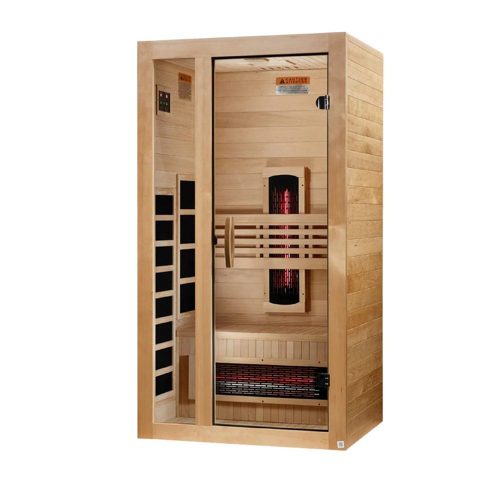 New 2026 Model Dynamic Gracia 1-2-Person Full Spectrum Near Zero EMF FAR IR Sauna (DYN-6119-03 FS)