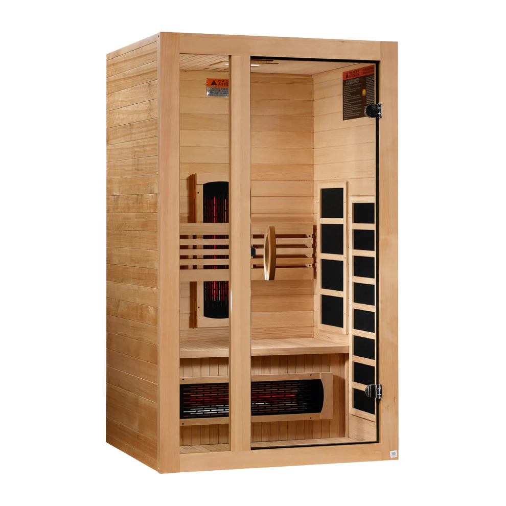 New 2026 Model Dynamic Gracia 1-2-Person Full Spectrum Near Zero EMF FAR IR Sauna (DYN-6119-03 FS)