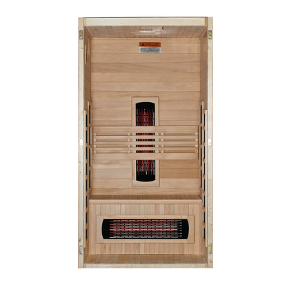 New 2026 Model Dynamic Gracia 1-2-Person Full Spectrum Near Zero EMF FAR IR Sauna (DYN-6119-03 FS)