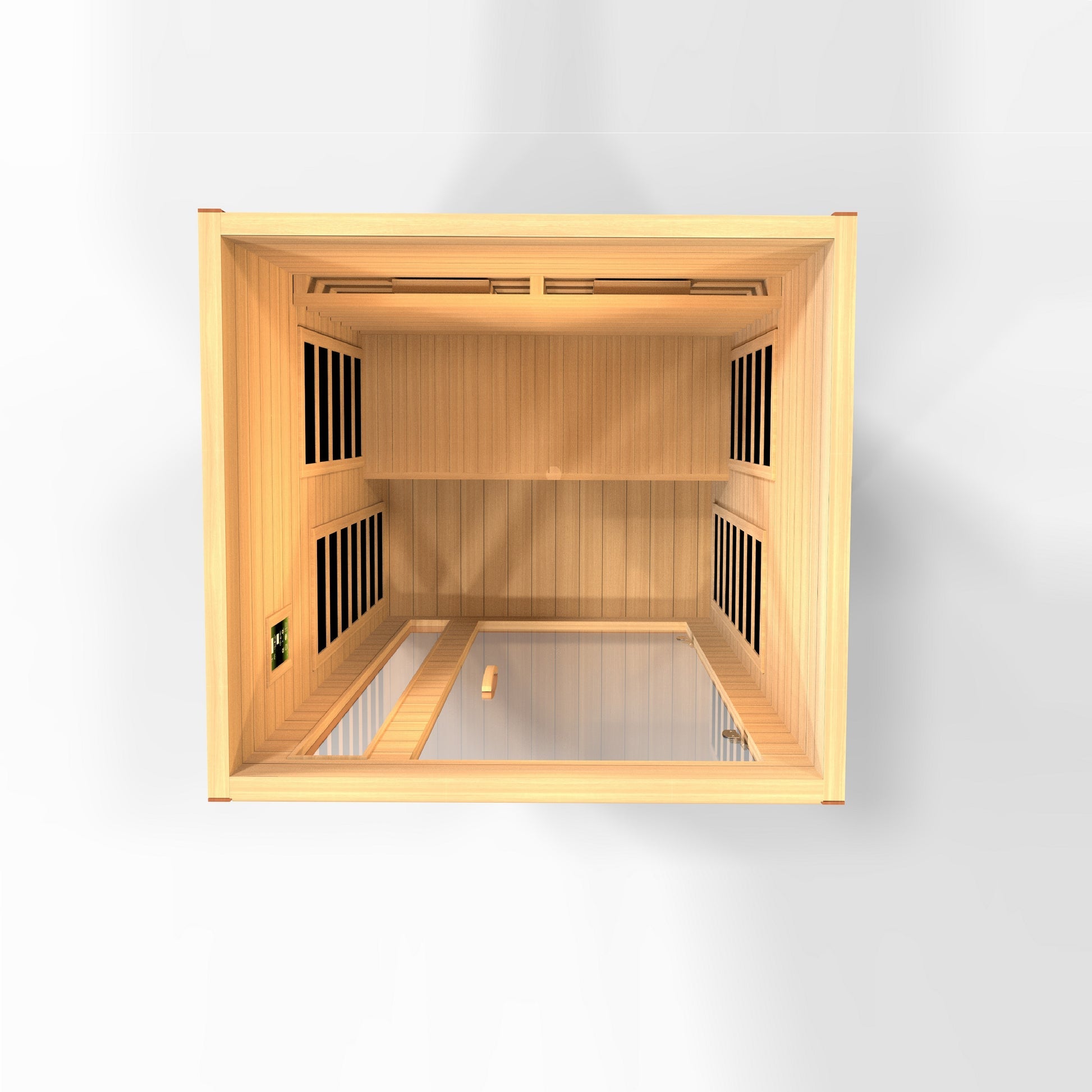 New 2026 Cardoba 2 Person Full Spectrum Infrared Sauna - Canadian Hemlock