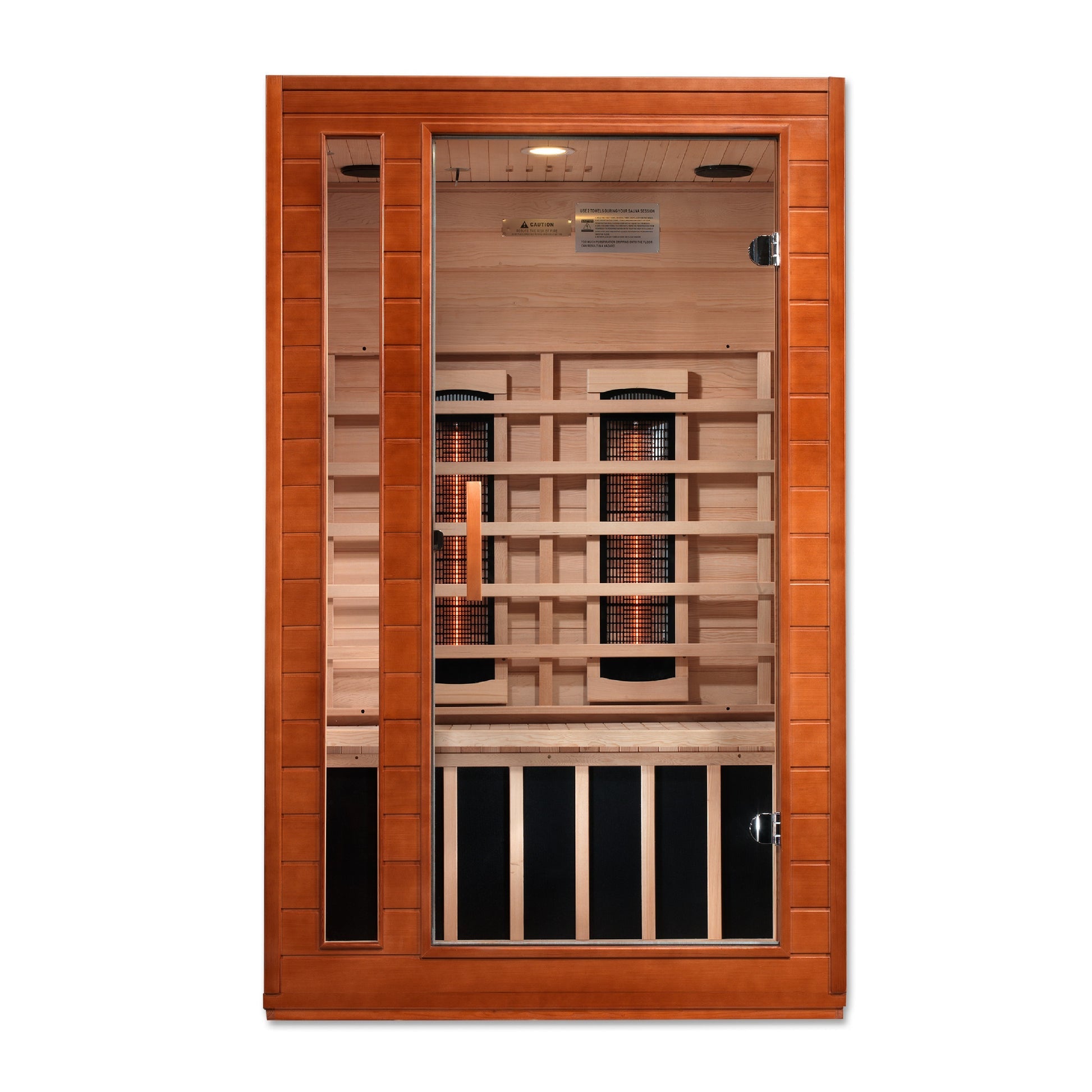 New 2026 Cardoba 2 Person Full Spectrum Infrared Sauna - Canadian Hemlock