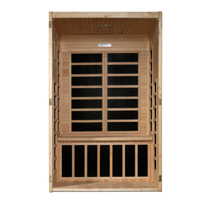 New 2026 Santiago - 2 Person Low EMF FAR Infrared Sauna