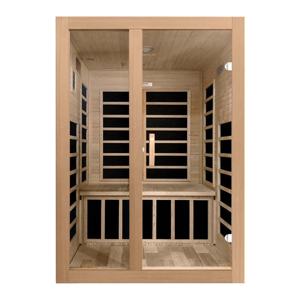 New 2026 Santiago - 2 Person Low EMF FAR Infrared Sauna