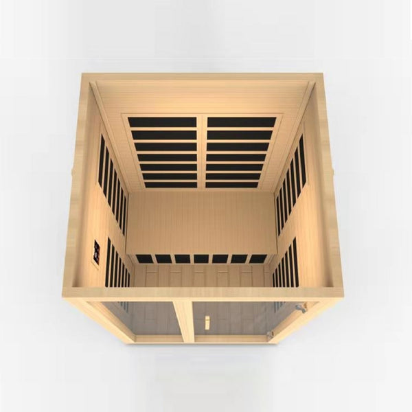 New 2026 Santiago - 2 Person Low EMF FAR Infrared Sauna