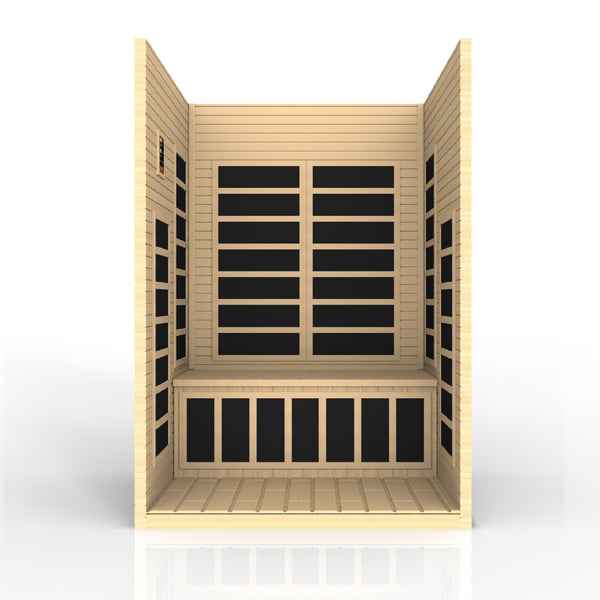 New 2026 Santiago - 2 Person Low EMF FAR Infrared Sauna