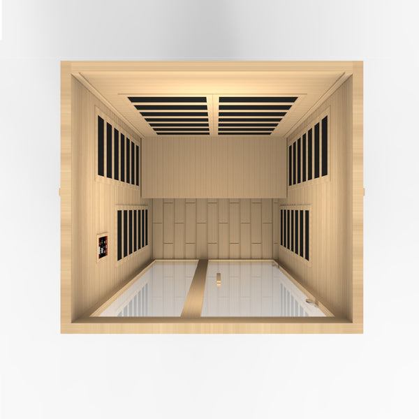 New 2026 Santiago - 2 Person Low EMF FAR Infrared Sauna