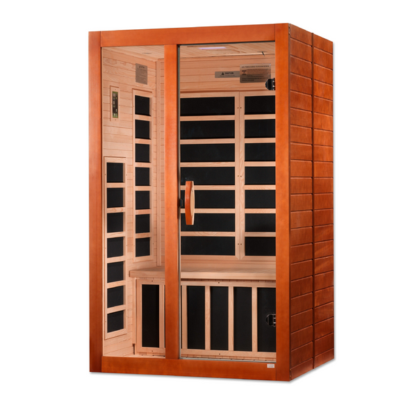 New 2026 Santiago 2 Person Ultra Low EMF FAR Infrared Sauna