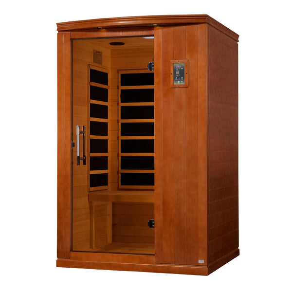 New 2026 Venice Limited Elite 2 Person Ultra Low EMF FAR Infrared Sauna with Red Light Feature