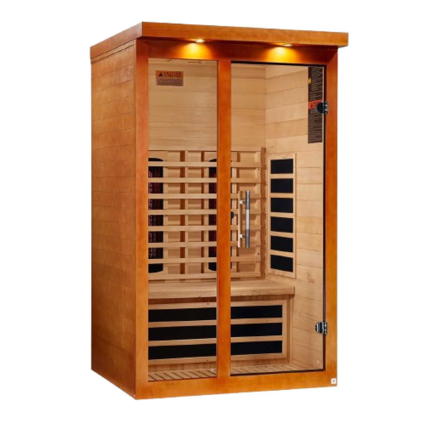 New 2026 Model Dynamic "Llumeneres" 2 Person Full Spectrum Nero Zero EMF FAR IR Sauna (DYN-6215-03 FS)