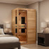 New 2026 Model Dynamic "Llumeneres" 2 Person Full Spectrum Nero Zero EMF FAR IR Sauna (DYN-6215-03 FS)