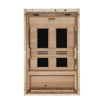 Dynamic "Lucca" 2 Person Low EMF FAR IR Sauna
