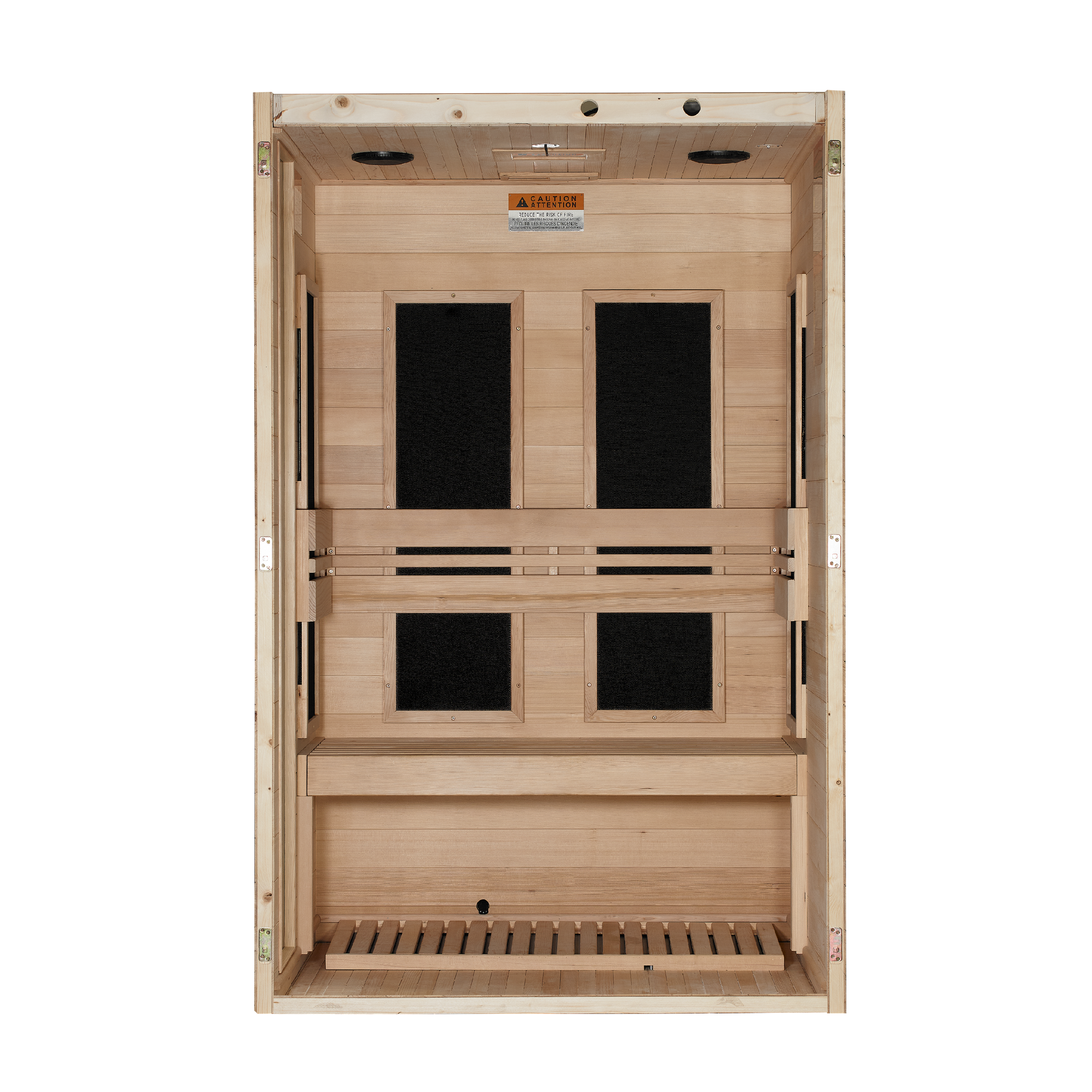 New 2026 Dynamic "Lucca" 2 Person Ultra Low EMF FAR IR Sauna (DYN-6215-05 Elite)
