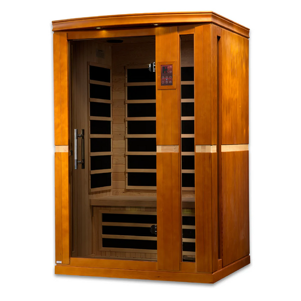 Golden Designs Dynamic "Vittoria" 2 Person Ultra Low EMF Far IR Sauna (DYN-6220-01 Elite)