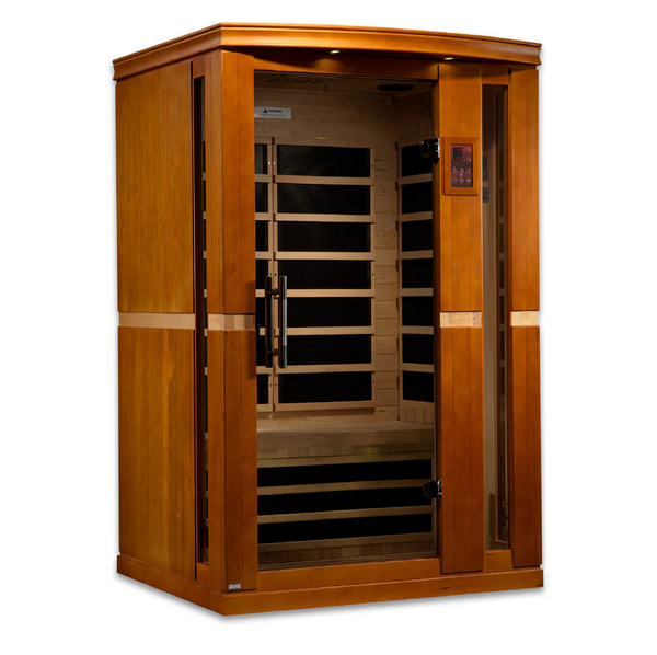 Golden Designs Dynamic "Vittoria" 2 Person Ultra Low EMF Far IR Sauna (DYN-6220-01 Elite)