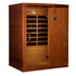 New 2026 Madrid Limited Elite 3 Person Ultra Low EMF FAR Infrared Sauna with Red Light Feature