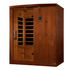 New 2026 Madrid Limited Elite 3 Person Ultra Low EMF FAR Infrared Sauna with Red Light Feature